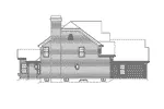 Greek Revival House Plan Left Elevation - Worchester Greek Revival Home 007D-0071 - Shop House Plans and More