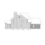 Greek Revival House Plan Left Elevation - Worchester Greek Revival Home 007D-0071 - Shop House Plans and More