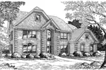 Greek Revival House Plan Front Image of House - Westchester Country French Home 007D-0074 - Shop House Plans and More