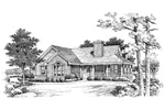 Traditional House Plan Front Image of House - Deer Ridge Traditional Home 007D-0075 - Search House Plans and More
