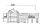 Traditional House Plan Rear Elevation - Deer Ridge Traditional Home 007D-0075 - Search House Plans and More