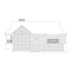 Traditional House Plan Rear Elevation - Deer Ridge Traditional Home 007D-0075 - Search House Plans and More