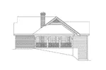 Traditional House Plan Right Elevation - Deer Ridge Traditional Home 007D-0075 - Search House Plans and More