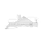 Country House Plan Left Elevation - Clayton Manor Ranch Home 007D-0078 - Search House Plans and More