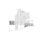 Country House Plan Left Elevation - Wilkescreek Country Home 007D-0079 - Shop House Plans and More