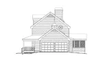 Southern House Plan Right Elevation - Wilkescreek Country Home 007D-0079 - Shop House Plans and More