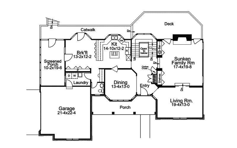 Luxury House Plan First Floor - Barclay Heights Classic Home 007D-0082 - Search House Plans and More