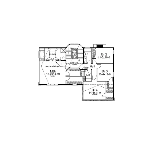 Luxury House Plan Second Floor - Barclay Heights Classic Home 007D-0082 - Search House Plans and More