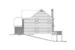Greek Revival House Plan Right Elevation - Barclay Heights Classic Home 007D-0082 - Search House Plans and More