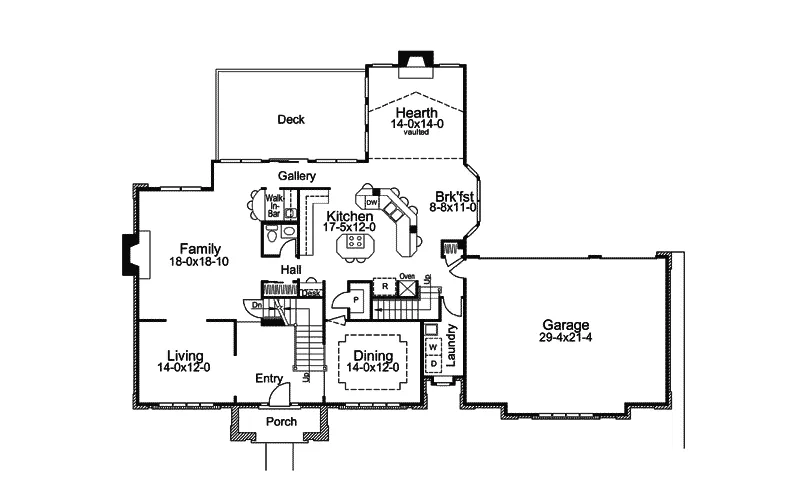 Georgian House Plan First Floor - Whitmoor Luxury Home 007D-0084 - Shop House Plans and More