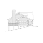 Ranch House Plan Left Elevation - Maple Hill Country Ranch Home 007D-0085 - Shop House Plans and More