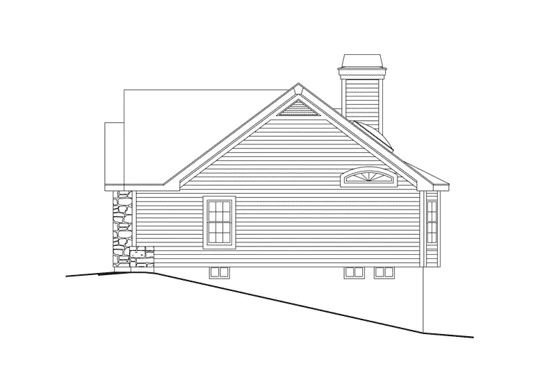 Country House Plan Right Elevation - Maple Hill Country Ranch Home 007D-0085 - Shop House Plans and More