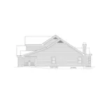 Contemporary House Plan Right Elevation - Hampton Park Traditional Home 007D-0086 - Search House Plans and More