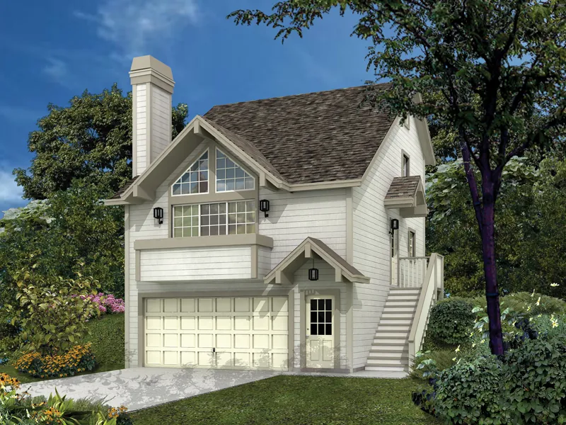 Compact Home For Sloping Lot