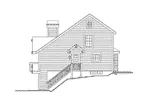 Modern House Plan Right Elevation - Siminridge Sloping Lot Home 007D-0087 - Shop House Plans and More