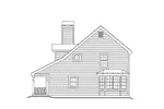 Cabin & Cottage House Plan Right Elevation - Brook Hill Country Home 007D-0088 - Search House Plans and More