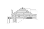 Craftsman House Plan Left Elevation - Chrystelle Atrium Home 007D-0089 - Search House Plans and More