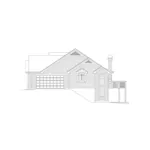 Arts & Crafts House Plan Right Elevation - Chrystelle Atrium Home 007D-0089 - Search House Plans and More