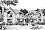 Multi-Family House Plan Front Image of House - Bedford Hill Country Duplex 007D-0091 - Search House Plans and More
