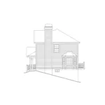 Contemporary House Plan Right Elevation - Bedford Hill Country Duplex 007D-0091 - Search House Plans and More