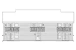 Country House Plan Rear Elevation - Norwood Hills Country Fiveplex 007D-0092 - Shop House Plans and More