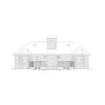 Vacation House Plan Rear Elevation - Cottage Grove Duplex Home 007D-0095 - Search House Plans and More