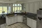 Mediterranean House Plan Kitchen Photo 02 - Tampa Bay Atrium Ranch Home 007D-0098 - Shop House Plans and More