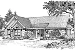 Country House Plan Front Image of House - Pineridge Country Home 007D-0099 - Shop House Plans and More