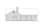 Country House Plan Rear Elevation - Pineridge Country Home 007D-0099 - Shop House Plans and More