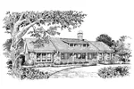 Ranch House Plan Front Image of House - Stoneridge Country Home 007D-0101 - Shop House Plans and More