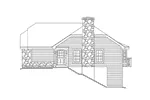 Vacation House Plan Right Elevation - Ashridge Atrium Narrow Lot Home 007D-0103 - Search House Plans and More