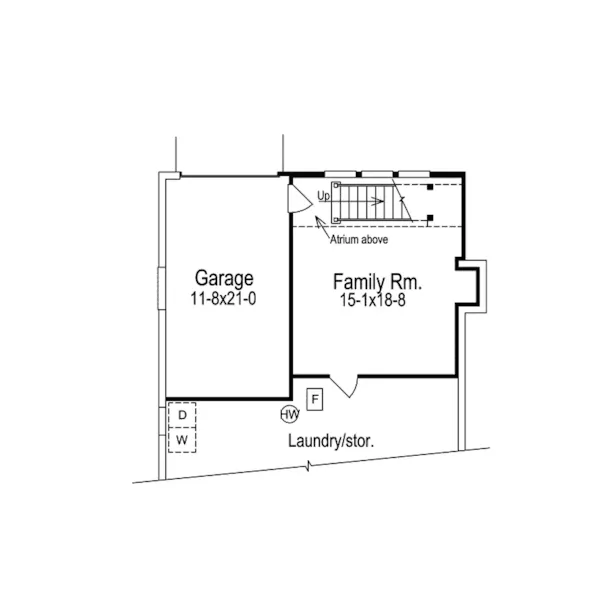 Ranch House Plan Optional Lower Level - Stoneview Cottage Home 007D-0104 - Shop House Plans and More