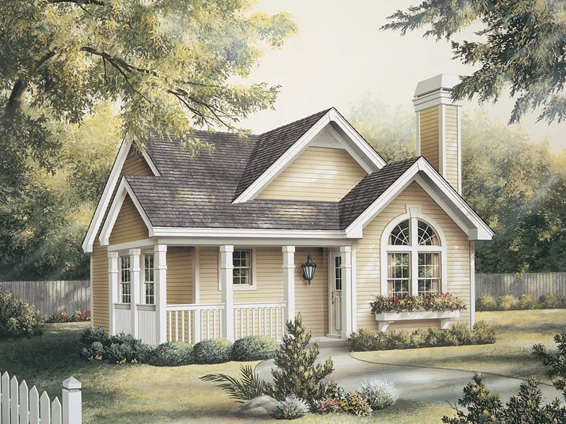 Country House Plan Front Photo 01 - Springdale Country Cabin Home 007D-0105 - Shop House Plans and More