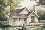 Traditional House Plan Front Photo 01 - Springdale Country Cabin Home 007D-0105 - Shop House Plans and More