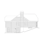 Vacation House Plan Left Elevation - Thornberry Sloping Lot Home 007D-0106 - Shop House Plans and More