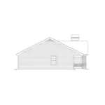 Cabin & Cottage House Plan Left Elevation - Foxport Ranch Home 007D-0107 - Search House Plans and More