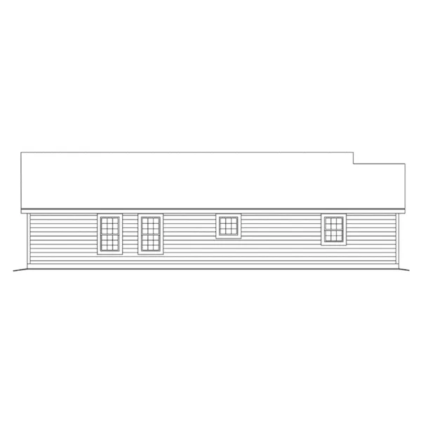 Vacation House Plan Left Elevation - Trailbridge Narrow Lot Home 007D-0108 - Shop House Plans and More