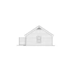 Vacation House Plan Rear Elevation - Trailbridge Narrow Lot Home 007D-0108 - Shop House Plans and More