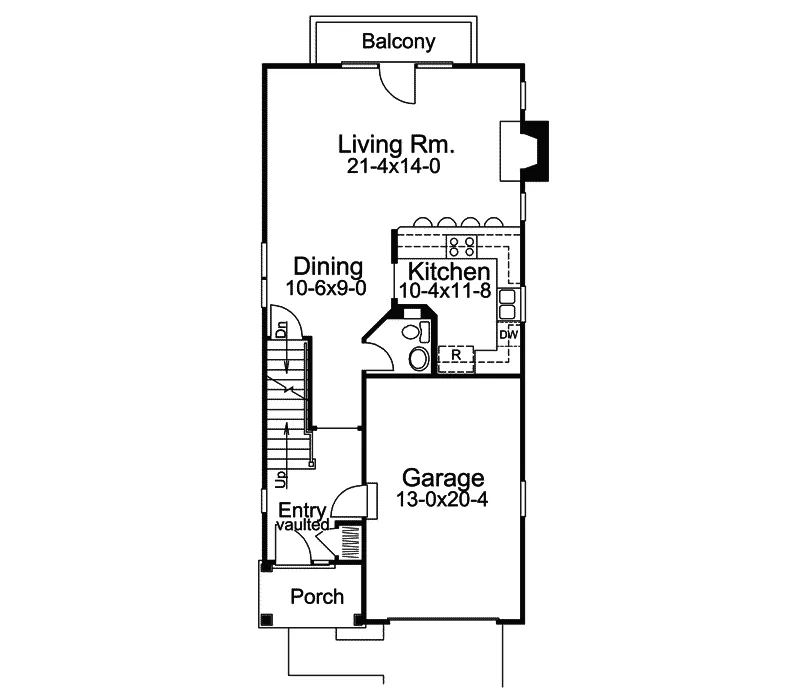 Traditional House Plan First Floor - Bayshore Lake Home 007D-0111 - Search House Plans and More