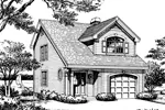Traditional House Plan Front Image of House - Bayshore Lake Home 007D-0111 - Search House Plans and More