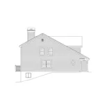 Vacation House Plan Left Elevation - Bayshore Lake Home 007D-0111 - Search House Plans and More