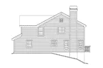 Vacation House Plan Right Elevation - Bayshore Lake Home 007D-0111 - Search House Plans and More