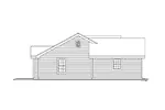 Rustic House Plan Left Elevation - Ridgewood Ranch Home 007D-0112 - Shop House Plans and More