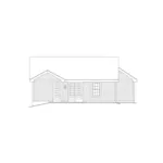 Vacation House Plan Rear Elevation - Ridgewood Ranch Home 007D-0112 - Shop House Plans and More