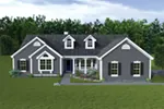Gabled Ranch Home With Decorative Dormers