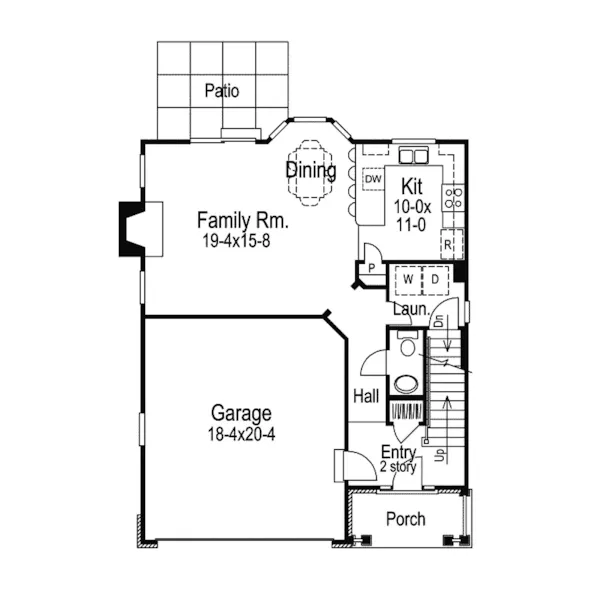 Neoclassical House Plan First Floor - Glencoe Greek Revival Home 007D-0114 - Search House Plans and More