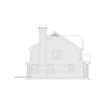 Neoclassical House Plan Left Elevation - Glencoe Greek Revival Home 007D-0114 - Search House Plans and More