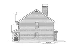 Neoclassical House Plan Right Elevation - Glencoe Greek Revival Home 007D-0114 - Search House Plans and More