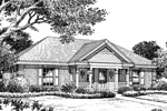 Traditional House Plan Front Image of House - Littleton Apartment Garage 007D-0115 | House Plans and More