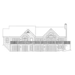 European House Plan Rear Elevation - Carrollstone Country Ranch Home 007D-0116 - Search House Plans and More